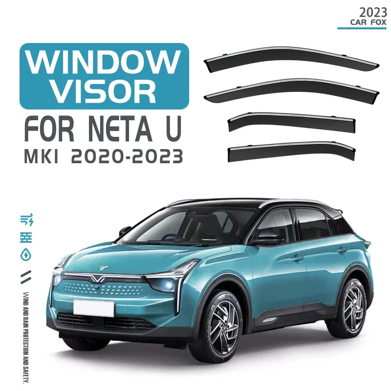 

For NETA U 2020-2023 Plastic Window Visor Vent Shades Sun Rain Deflector Guard For NETA U 2020-2023