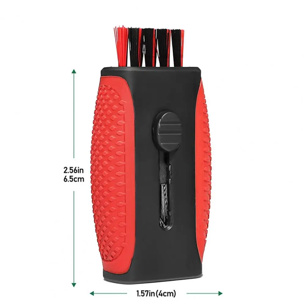 

Golf Club Brush 2-in-1 Retractable Golf Club Tool for Putter Wedges Double-sided Golf Ball Grooves Cleaner Brush Tool for Clubs