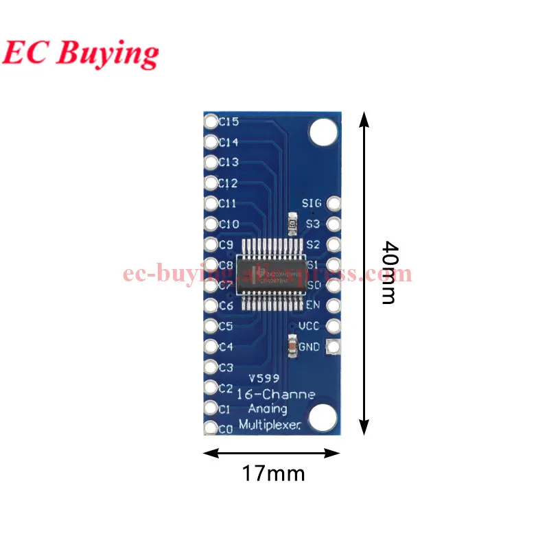 1-50Pcs CD74HC4067 74HC4067 CMOS 16-Channel Way ADC Analog Digital Multiplexer High-speed Breakout Board Module For Arduino DIY