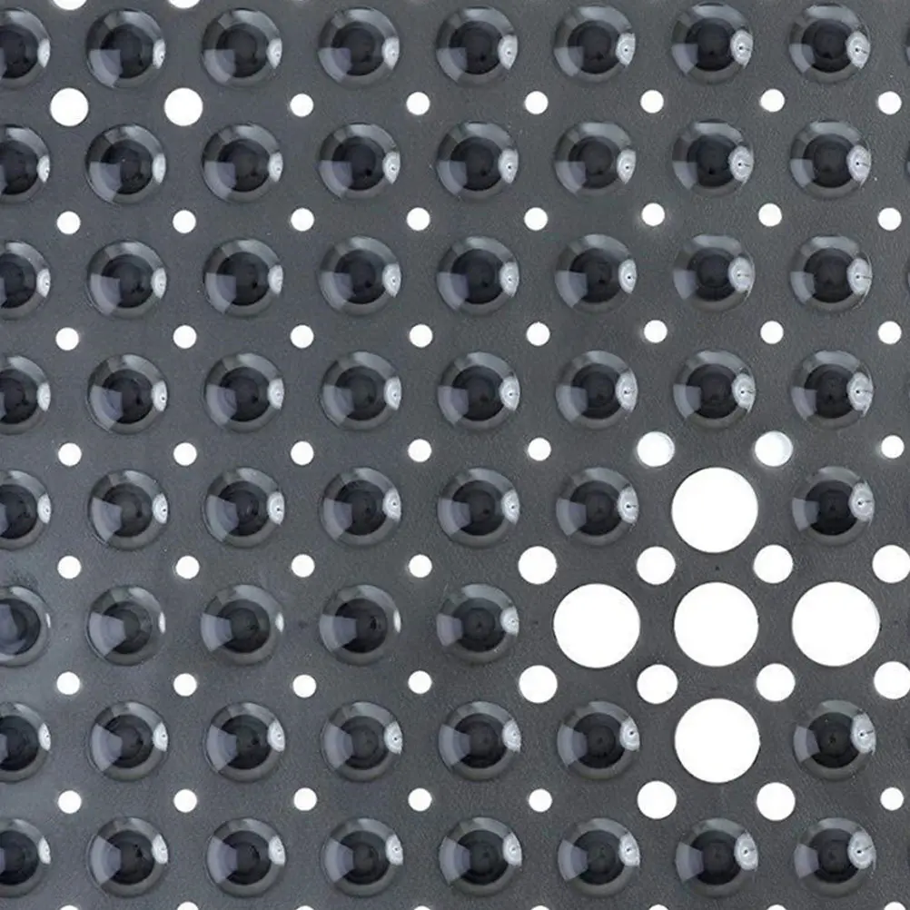 

Нескользящий коврик для пола 53x53 см, квадратный, для душа и ванной, водонепроницаемый, с присосками, для ванной комнаты, гостиной, спальни, черный