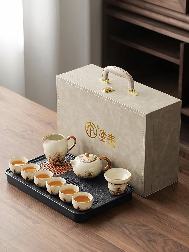 

Zml kung fu tea set gift box - 2026 new luxury high-end elegant home warming gift