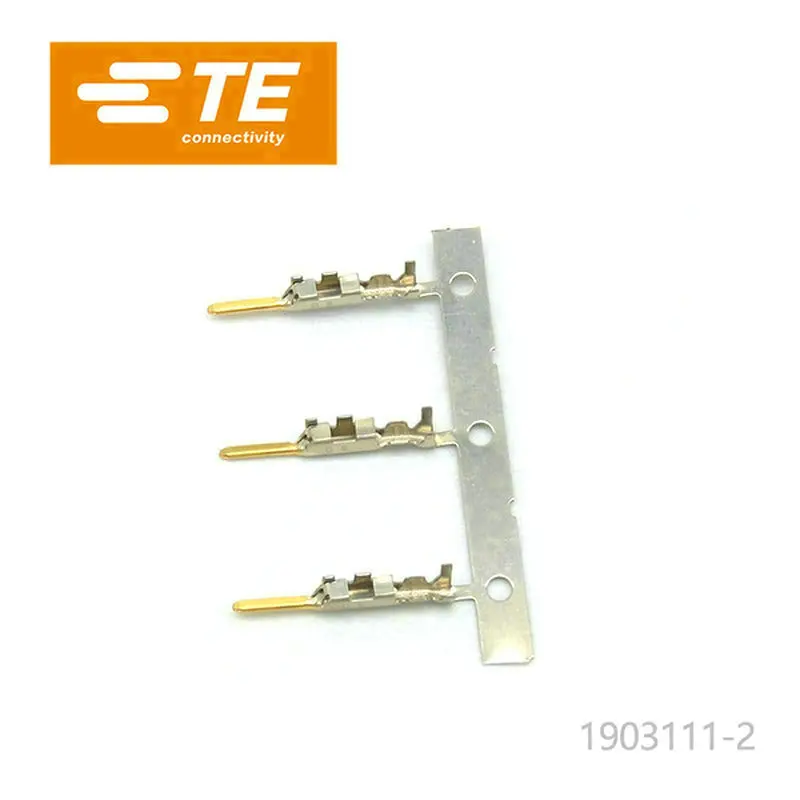 20PCS original connectors 1903111-2 male pins TE Gold Plated Crimp Terminal Male Terminal Dynamic Series
