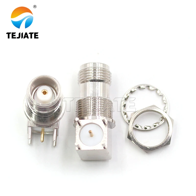 TNC-KYWE TNC-KE PCB welding vertical elbow female seat TNC-KYE TNC-50KHD