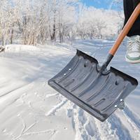 Snow Shovel Head with Wheels Snow Removal Shovel Tool for Road Yard Outdoor