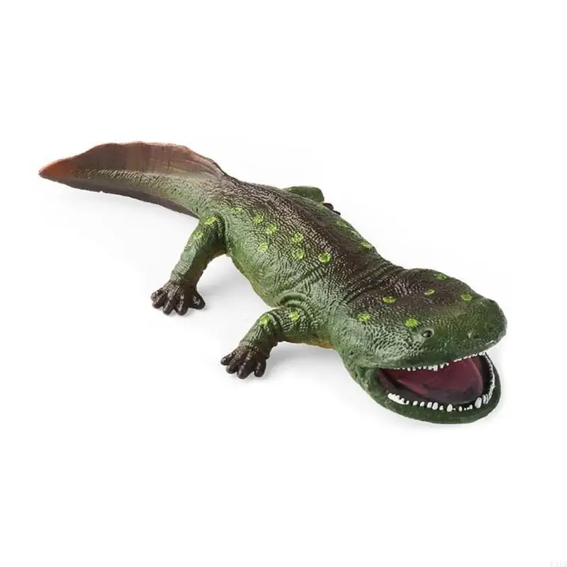 Cretaceous Period Toy Hand Painted Koolasuchus Figurine for Educational Fun P31B