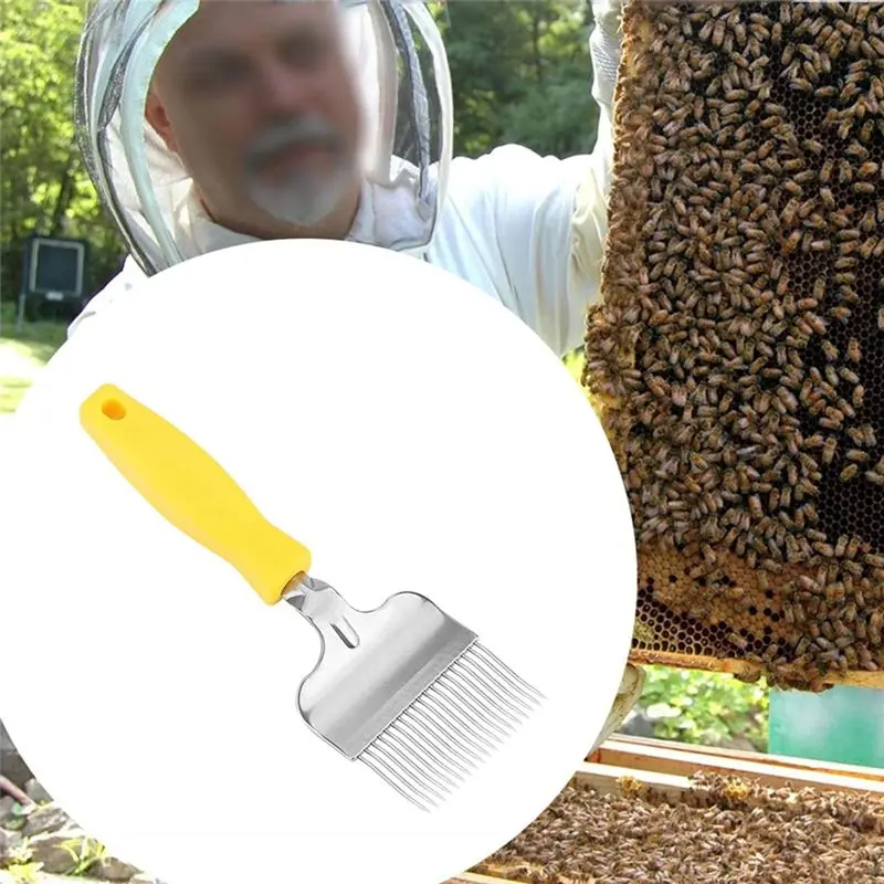 2026 جديد العسل Uncapping شوكة النحل حفظ Uncapping شوكة العسل مشط تربية النحل Uncapping شوكة خلية العسل النازع