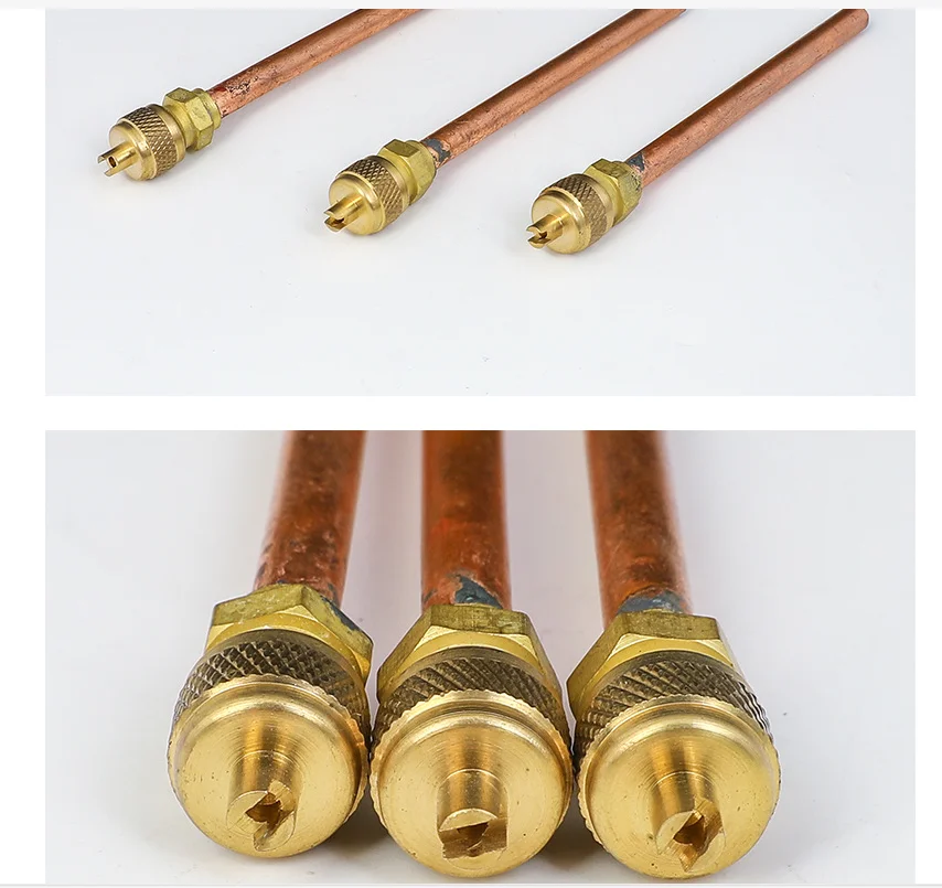 1pcs Air conditioning refrigeration pipe connector welded fluorine one-way valve refrigerant filling valve liquid filling valve