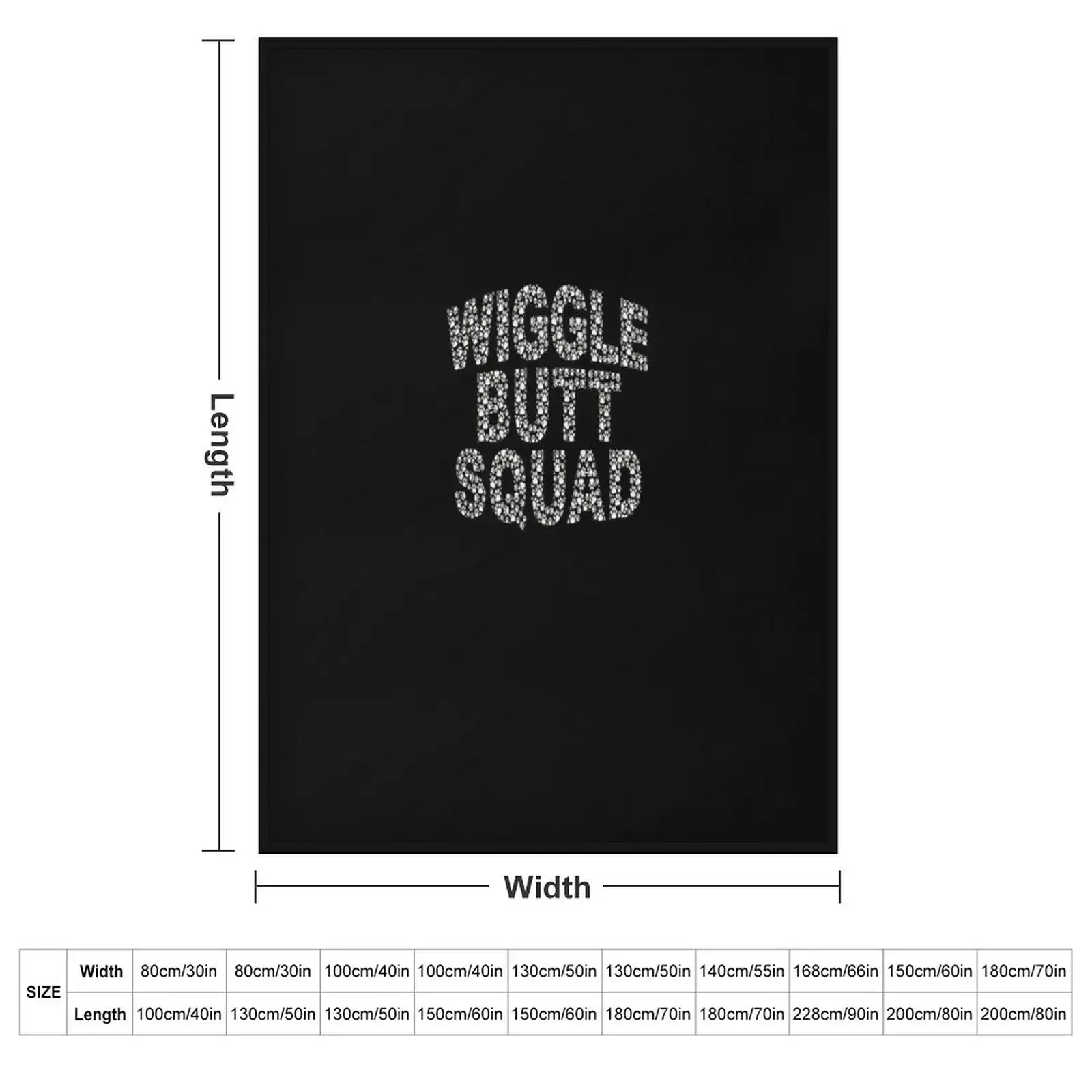 Wiggle Butts Aussie Australian Shepherd Wiggle Butt Squad Hoodie Throw Blanket Vintage decorative Blankets