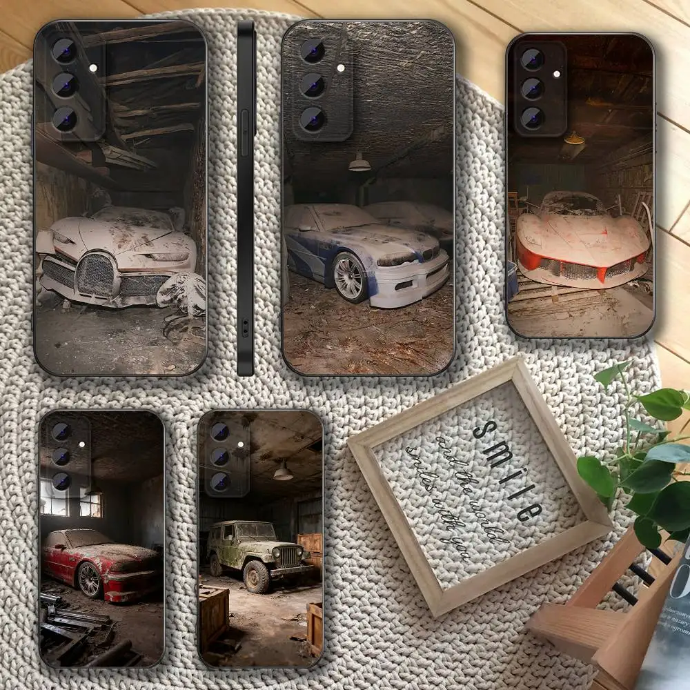 

Abandoned Vehicle Cars Phone Case For Samsung S 25,24,23,22,30,21,10,9,Ultra,Plus,Lite,FE,4,5 G Soft Black Case