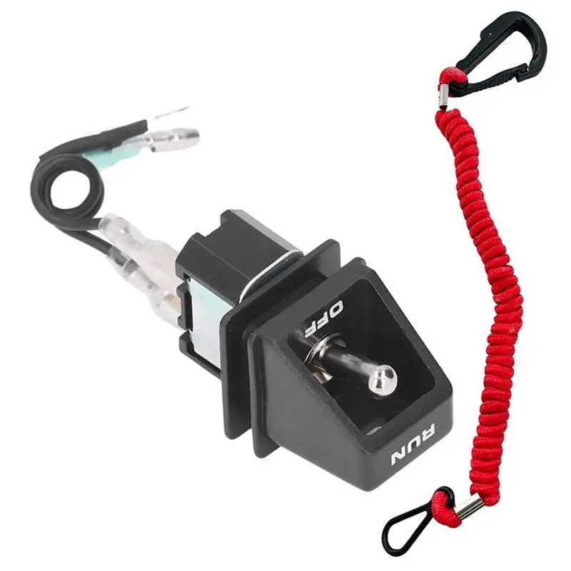 Marine Outboard Motor Side Mounted Remote Control Box Safety Emergency Stop Flameout Switch For Mercury 91941A8-X67A