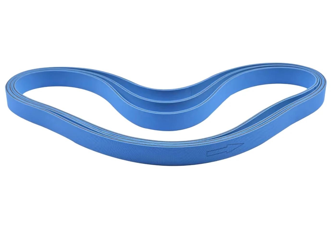 Perimeter:1000-3000mm T:5mm Double Side Blue Nylon Core Flat Feeder Belt paper feeding conveyor belt