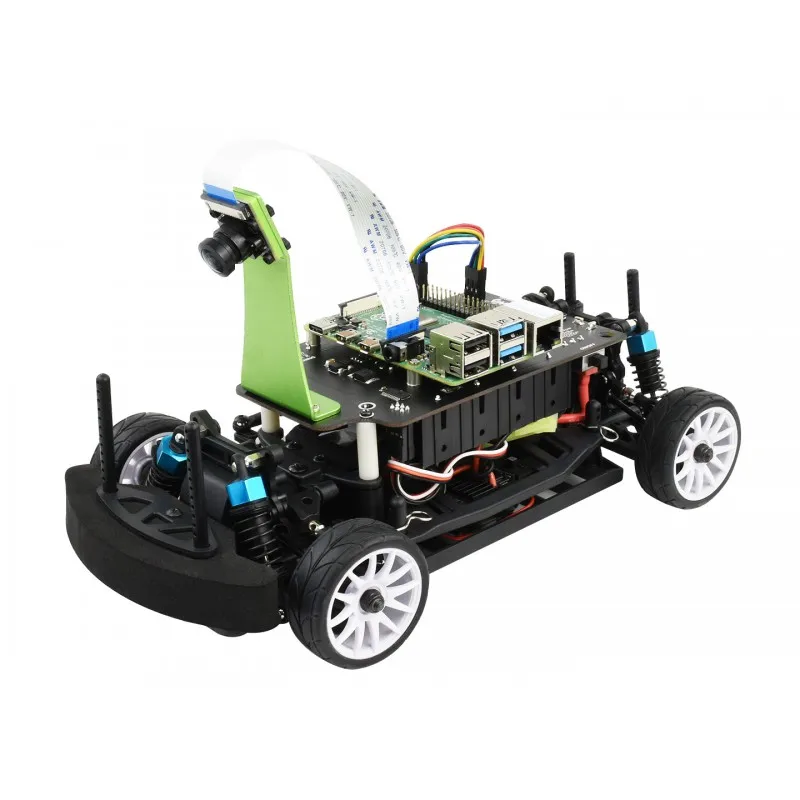 Waveshare PiRacer Pro, High Speed AI Racing Robot Powered by Raspberry Pi 4, Supports DonkeyCar Project, Pro Version