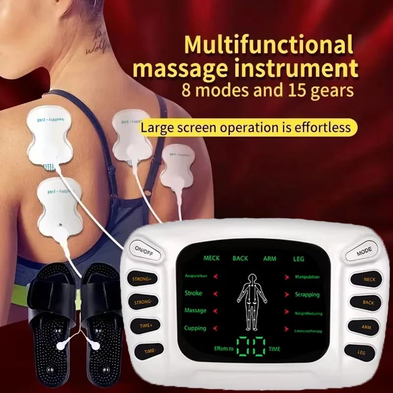 

Electric Full Body Electrical Stimulator Muscle Therapy Massager Health Care Slimming Machine with Massage Belt