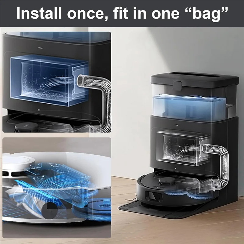 ABJO-Juego de accesorios para Robot aspirador Ecovacs DEEBOT N30 PRO / N30 OMNI / N30 PRO OMNI, cepillo lateral principal, filtro Hepa