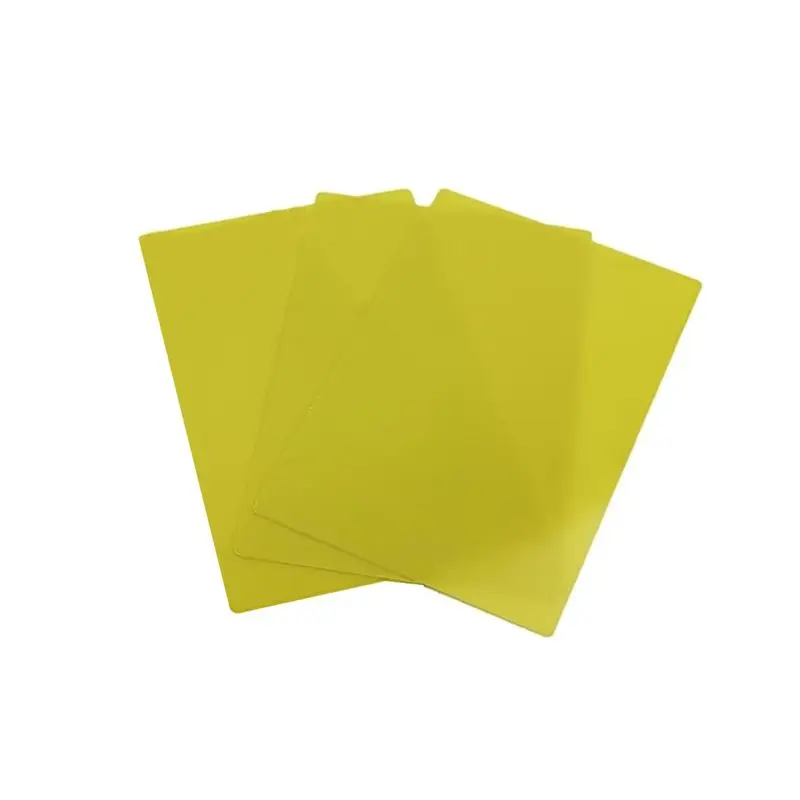 ABQU 3pcs 3240 Yellow Epoxy Fiber Board Insulation Plate Heat Shield for Lifepo4 Battery Pack 0.5x128x195mm DIY