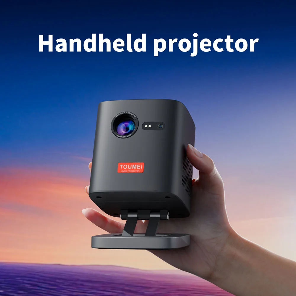 Wholesale Projector Mini DLP Projector Supplier Portable Rechargeable Battery Movie Keystone Rotatable Projectors,Ready to Ship