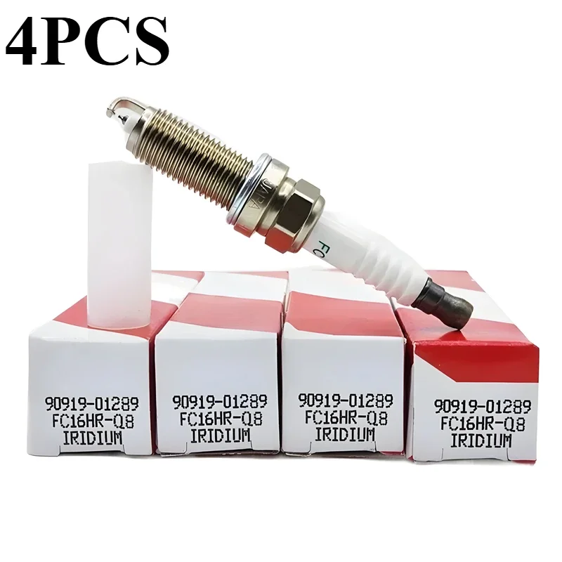 

4pcs 90919-01289 FC16HR-Q8 Dual Iridium Spark Plug For Toyota UX250H/200 Corolla RAV4 Camry Avalon Sienta Spade Vitz Vios