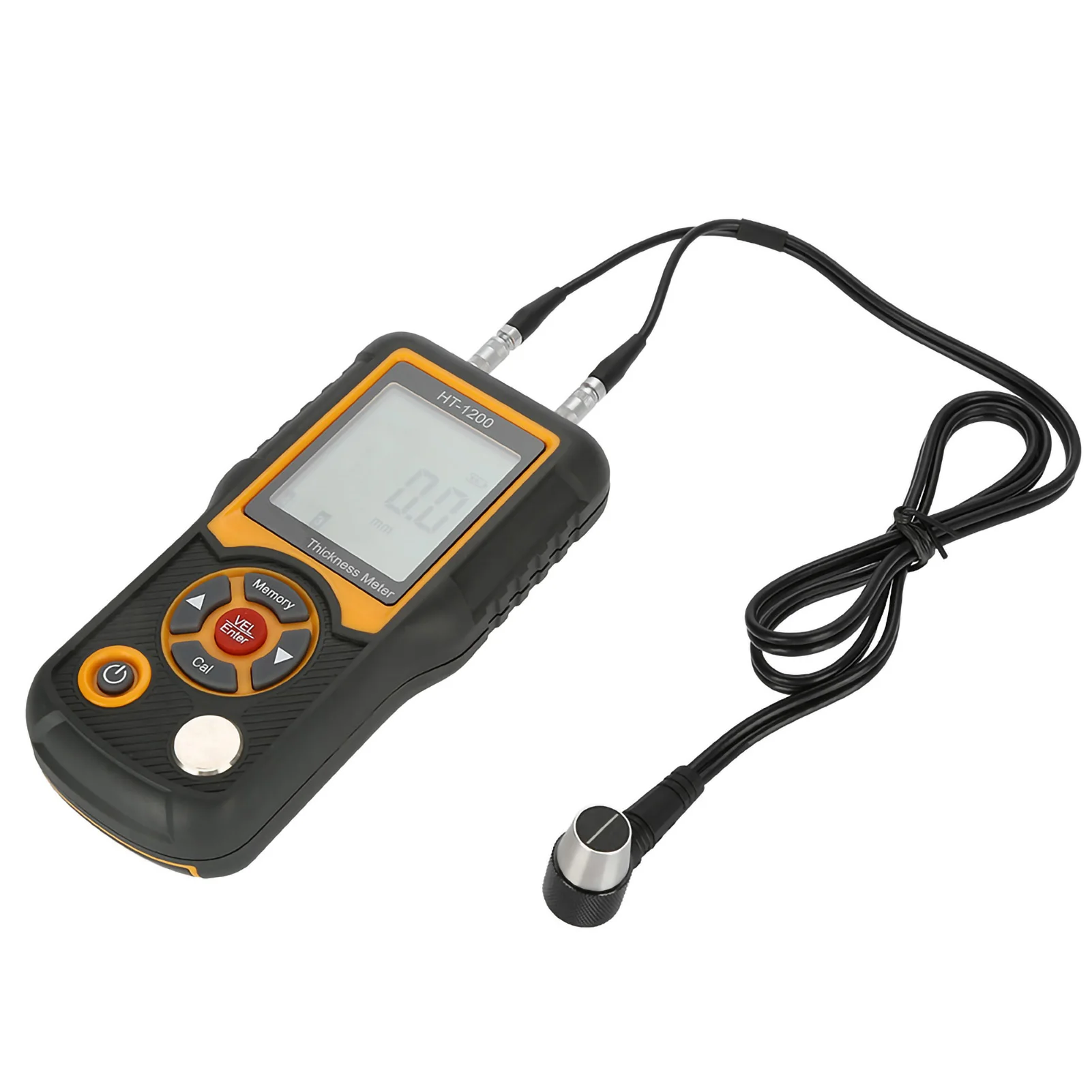 HT ‐ 1200 الرقمية LCD مقياس السماكة بالموجات فوق الصوتية تستر أداة قياس 2 ‐ 300 مللي متر المدى قياس سمك بالموجات فوق الصوتية