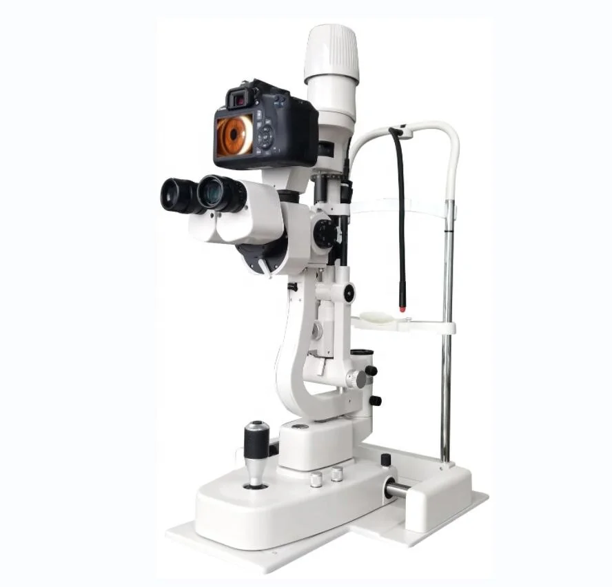 Profesional Ophthalmic Medical Instrument 5 steps LED Digital Slit lamp LS-5 Slit Lamp Microscope with camera