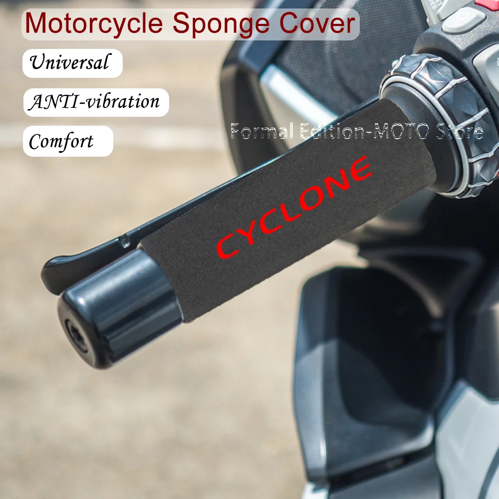 

Sponge Grip Shockproof Non-Slip Motorcycle Grip Cover for ZongShen Cyclone RX3S RX3 RX4 RX1S Max RX500 RX6 RE3 RT3 RG3 RA2 RZ3