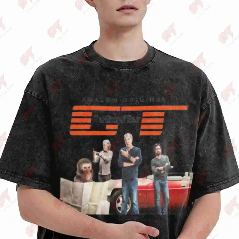 The Grand Tour TV Series Vintage Washed Tee Pure Cotton T-Shirt