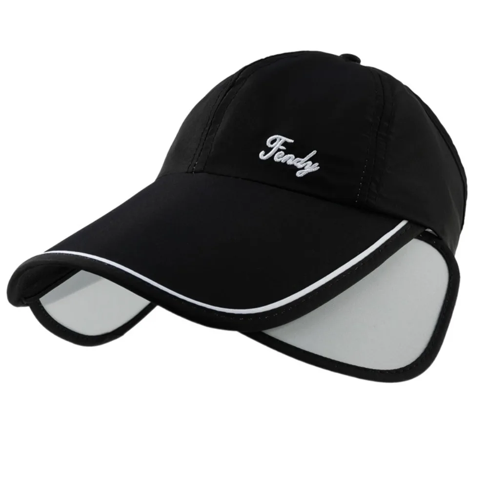 

Тонкая солнцезащитная бейсбольная шляпа с широкими полями, защита от ультрафиолета, защита от солнца, выдвижная шляпа от солнца, складная быстросохнущая солнцезащитная шляпа для женщин