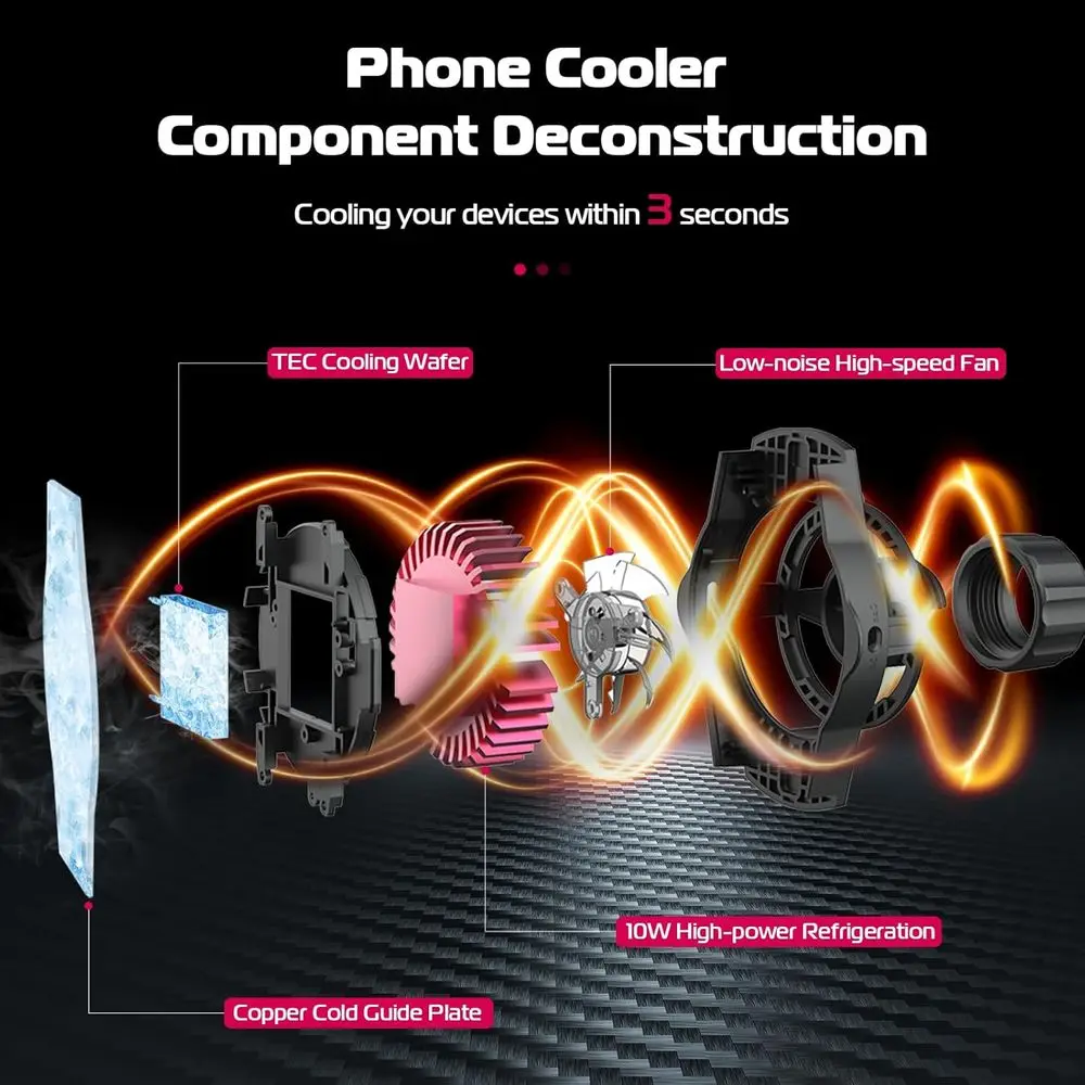 Adjustable Mobile Phone Stand with Cooling Fan for Live Streaming, Compatible with All Phones