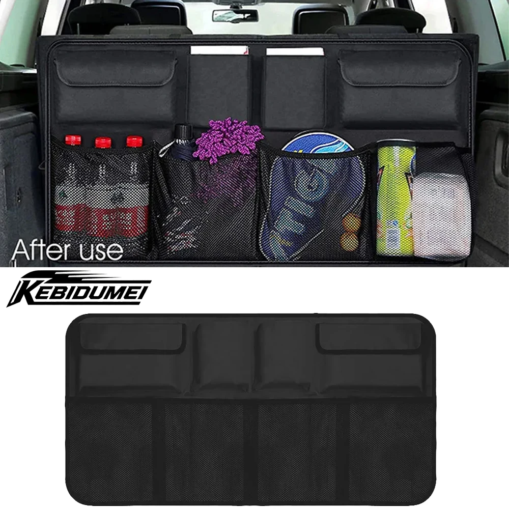 Bolsas de Armazenamento Impermeáveis para Porta-Malas de Carro, Bolsas Suspensas para Encosto de Banco Traseiro, Bolsas de Rede para Organização, Aces