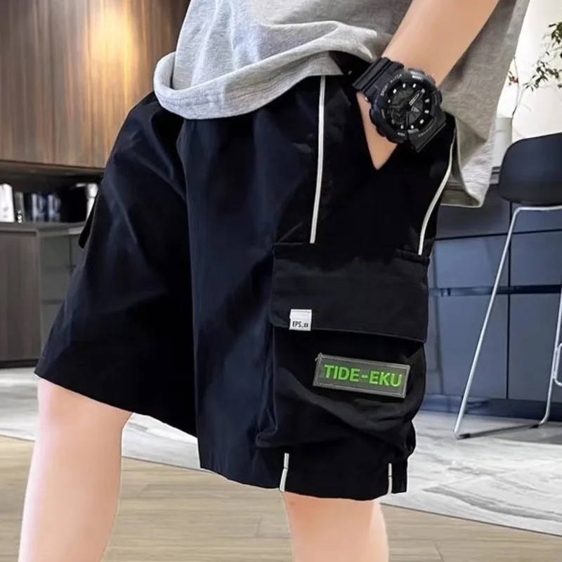 

Boys' Summer Shorts Edition Summer Children's Capris Summer Workwear Boys' Middle Pants Children's Fashion