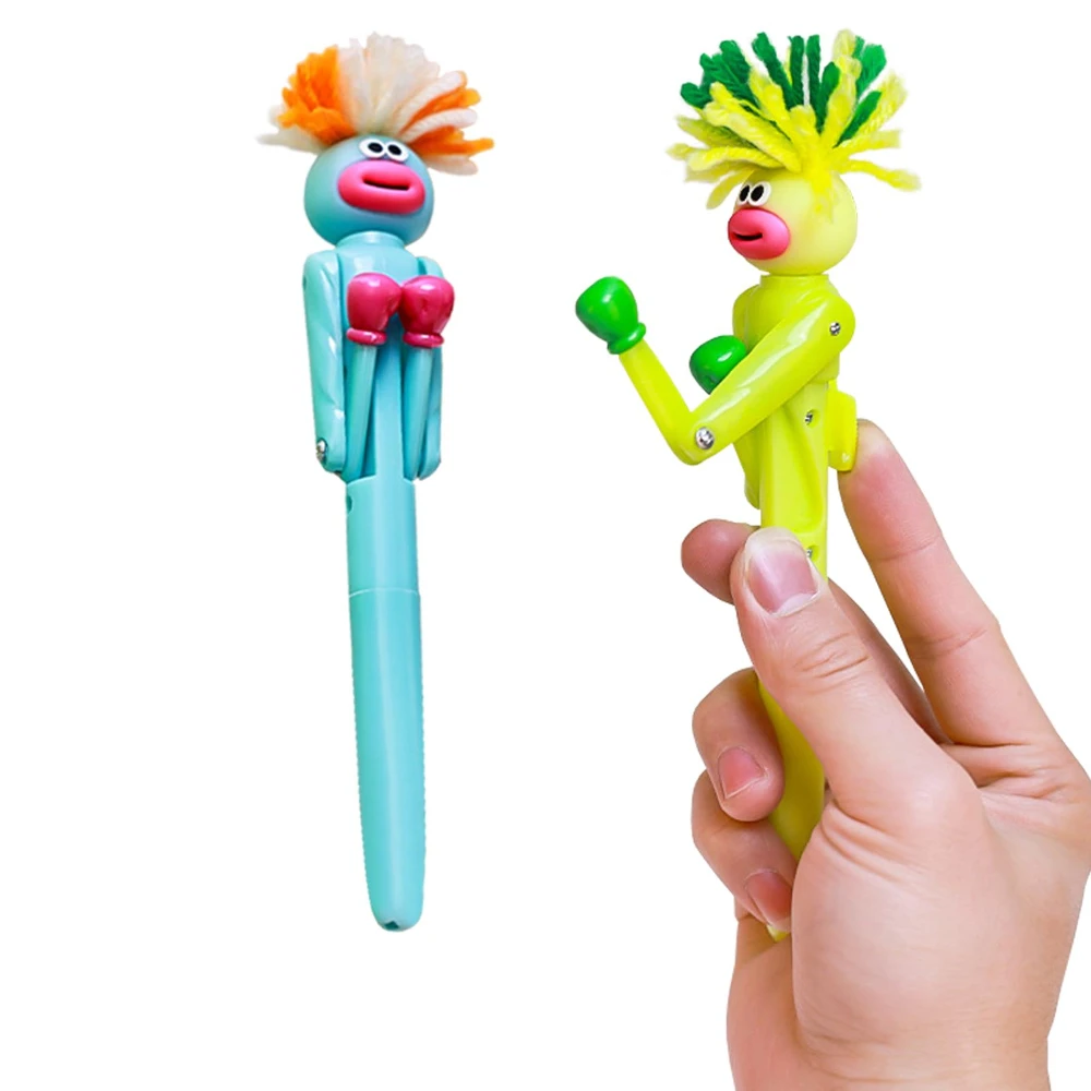New Funny Stress Toy Ballpoint Click Pen Cool Desk Gadget Office Game Gift for Kids Adults Anxiety Relief Fidget Toy Christmas