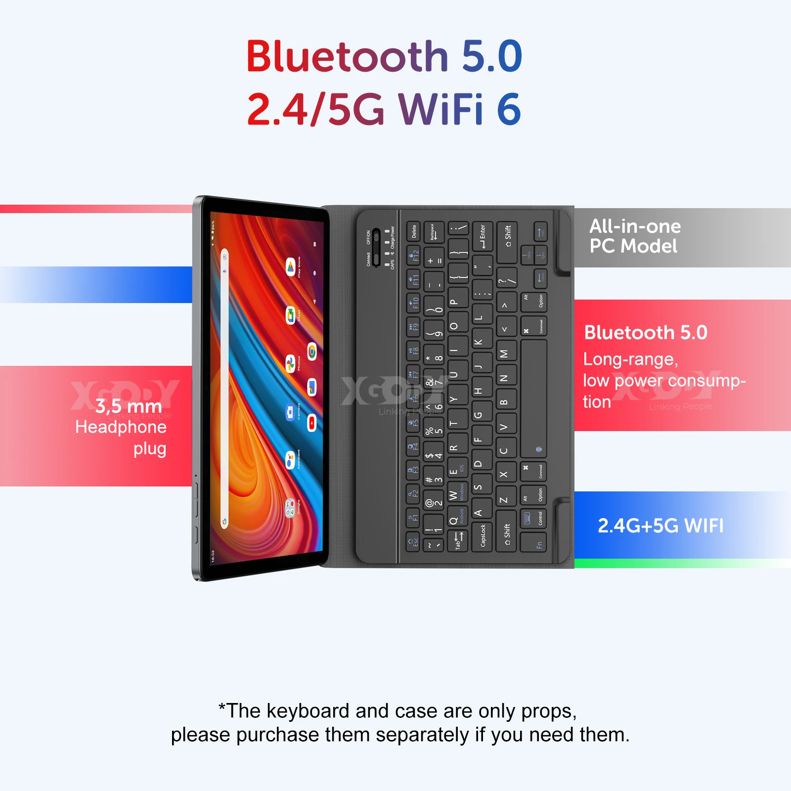 XGODY WiFi Tablet Android 14 Pc 11\