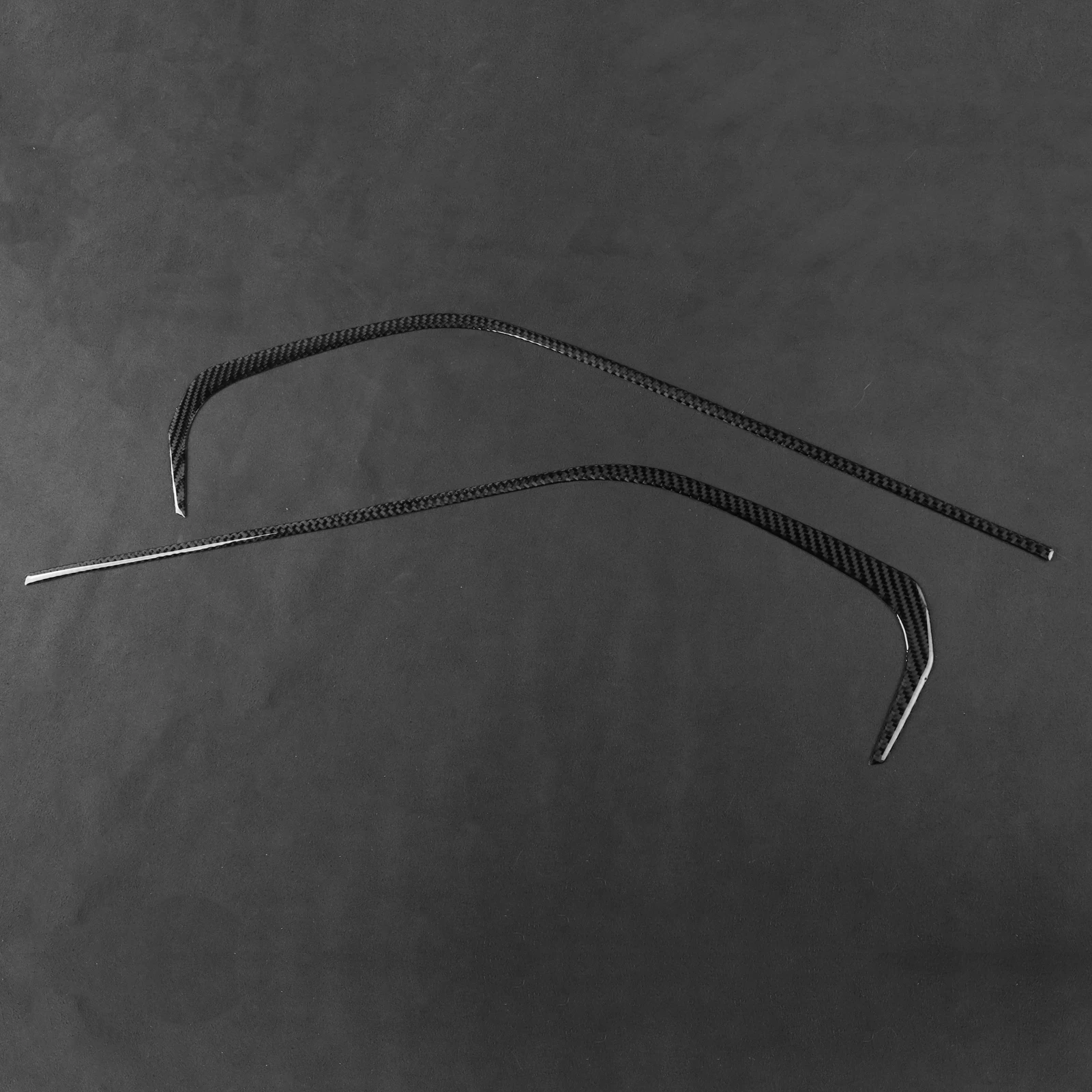 Real Soft Carbon Fiber Front Bumper Grille Air Intake Frame Panel Trim Strips For Mazda 3 Axela 2019-2026 Interior Accessories - view 3