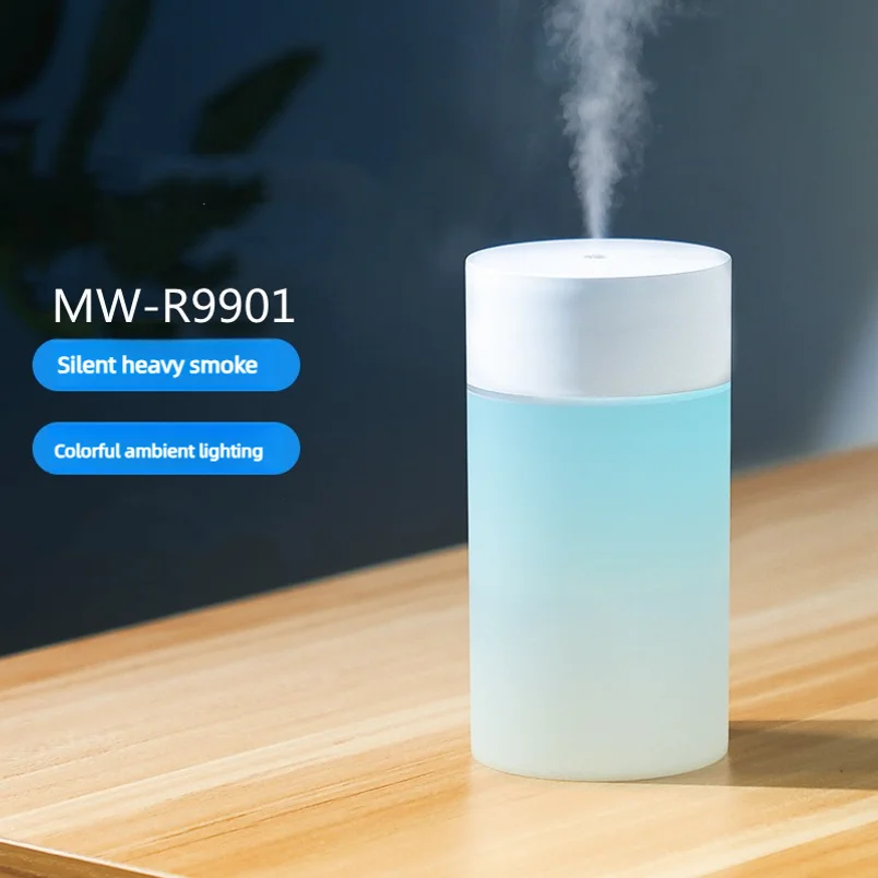 Usb Ultrasonic Air Humidifier Led Lamp Mini Essential Oil Diffuser Car Purifier Aroma Anion Mist Maker With Romantic Light