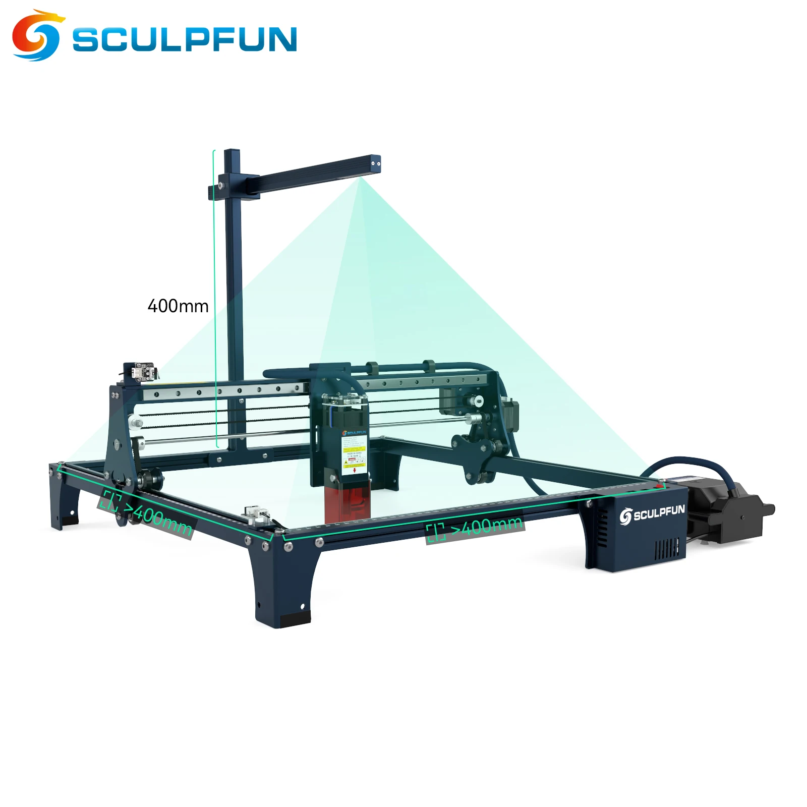 

SCULPFUN CAM500 Camera for Sculpfun S6/S9/S10/S30 Ultra Series Laser Engraver Precision Positioning Image Tracing Process Record