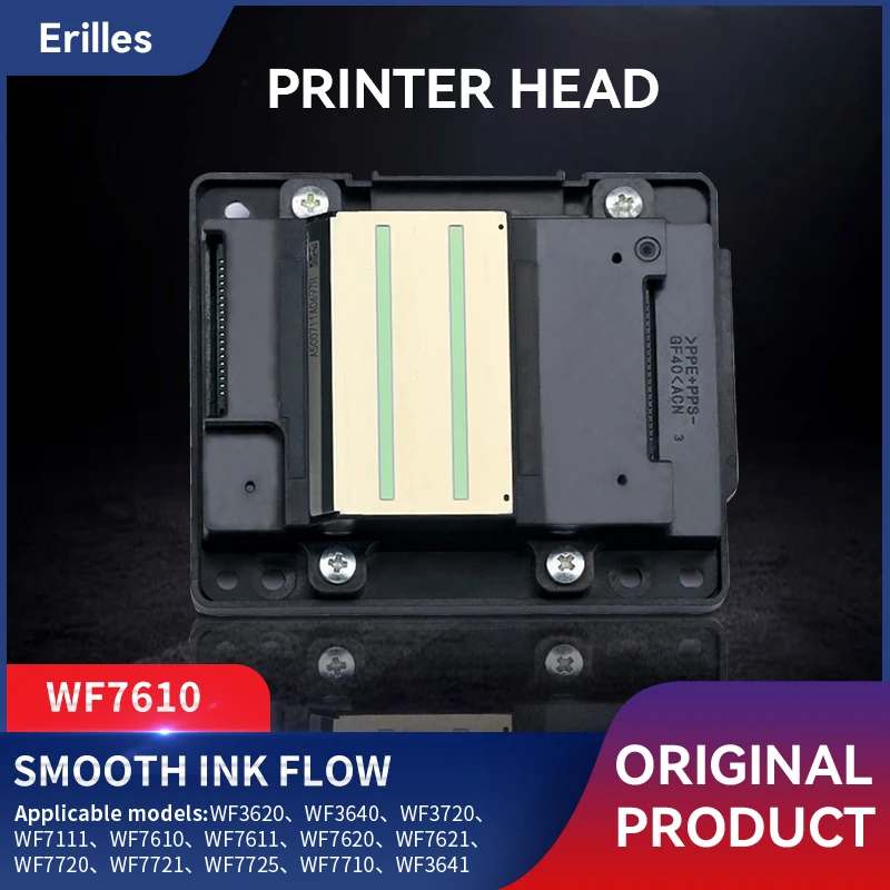 WF7610 Printhead Printer Head Print Head for Epson WF3620 WF3640 WF3720 WF7111 WF7611 WF7620 WF7621 WF7720 WF7721 WF3641 WF7710