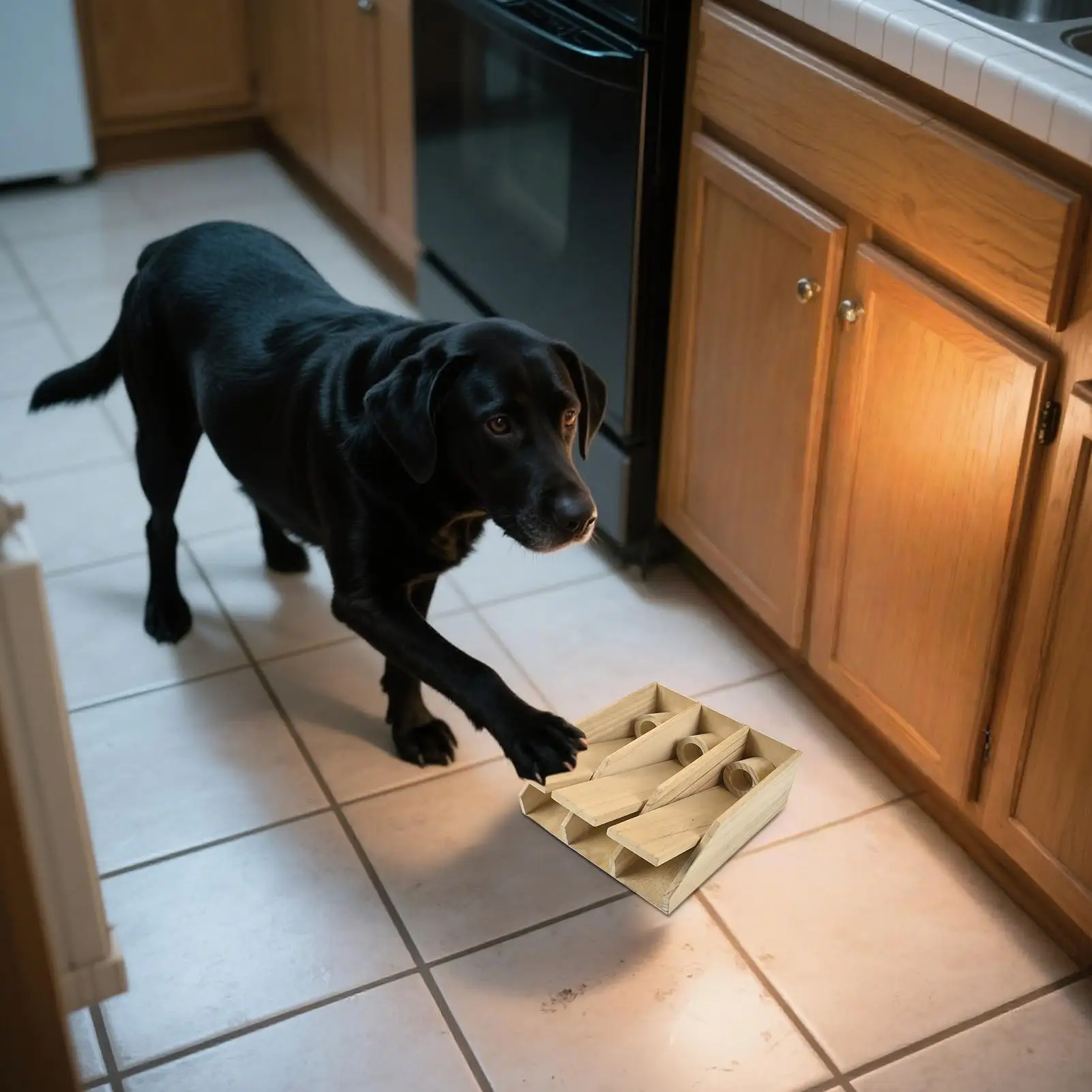

Dog Treat Dispenser Toy Piano Keyboard Dogs Puzzle Feeder Slow Feeding Wooden Interactive Dispensing Leaking Chewing For Reduces