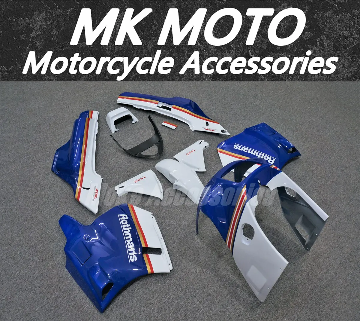 

Fairings Kit Fit For NS400R 1986 Bodywork Set High Quality Abs Injection Blue White Yellow