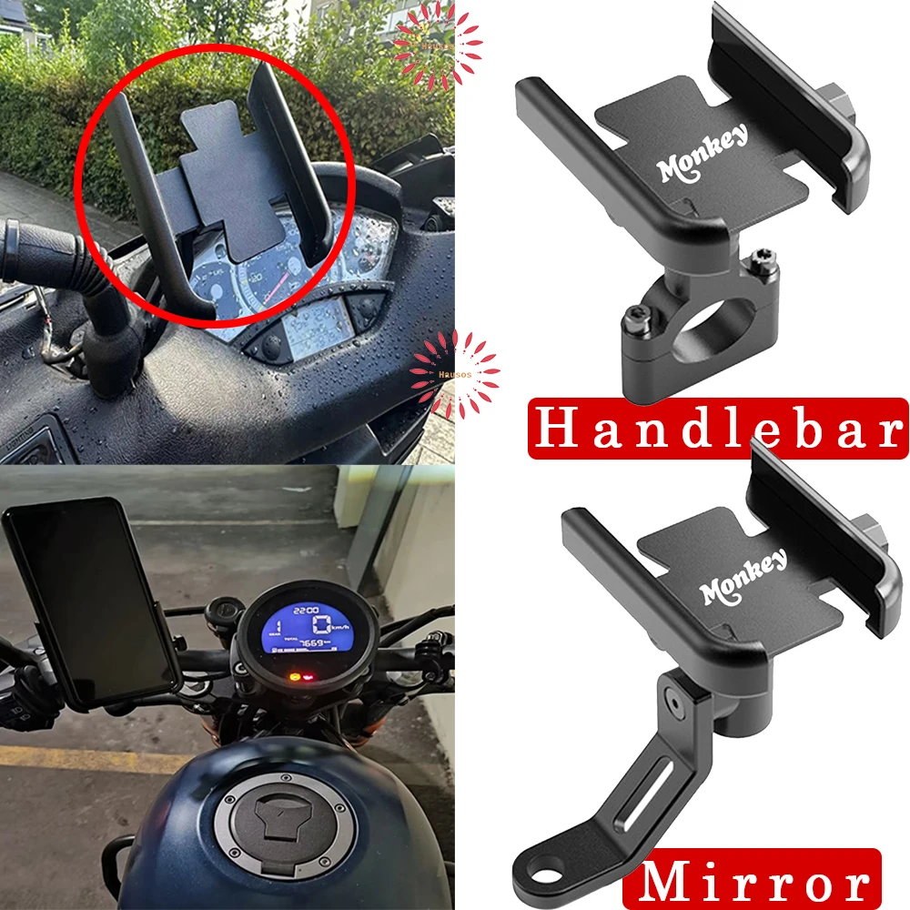 

For Honda Monkey Z 125 50 Z125 Z50 Z50j Motorcycle 4-6.5 Inch Screen Accessories Mobile Phone Holder 2025