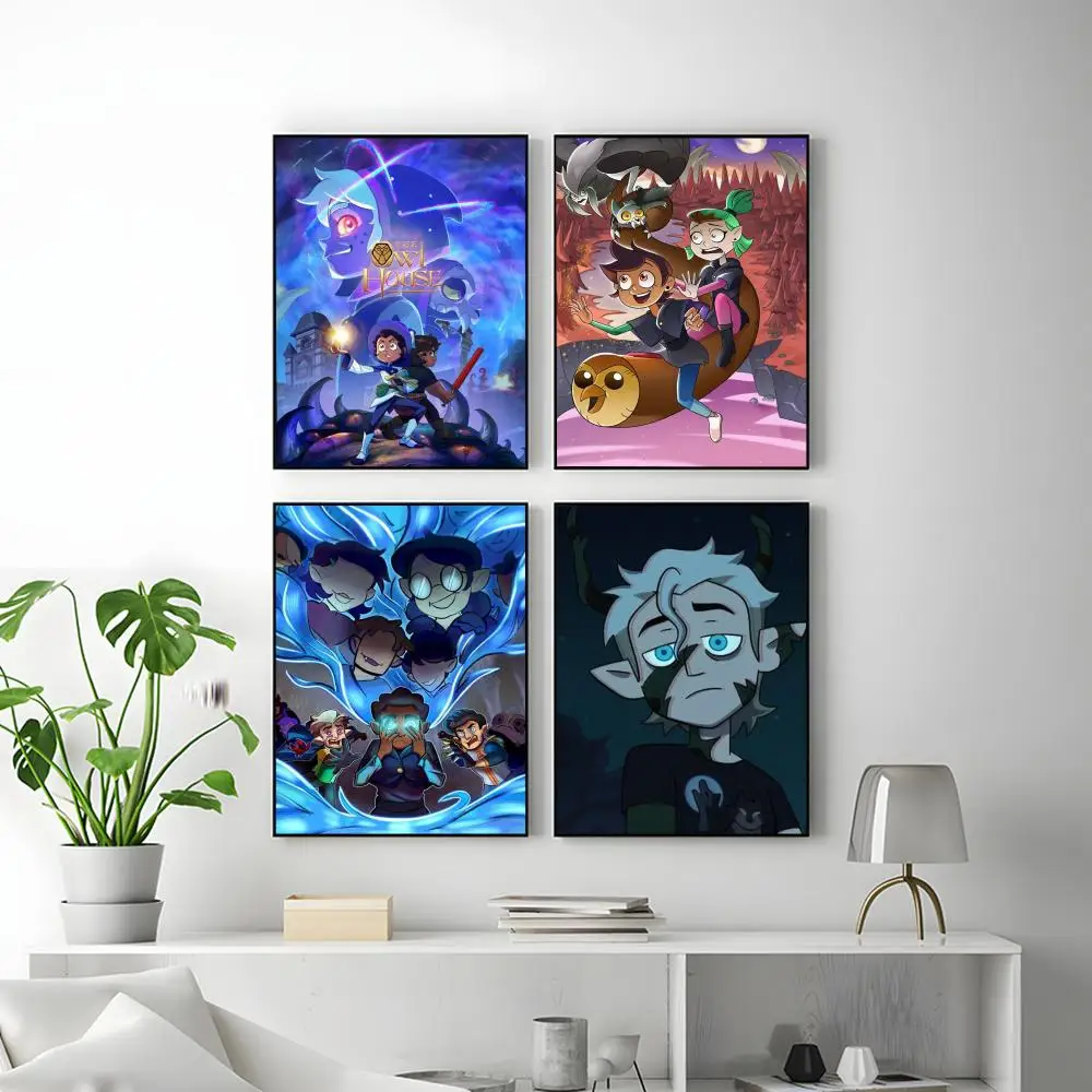 POPULAR The Owl Houseed Poster HD Versatile Waterproof Wall Decor Self Adhesive Perfect for Any Room & Ideal Gift