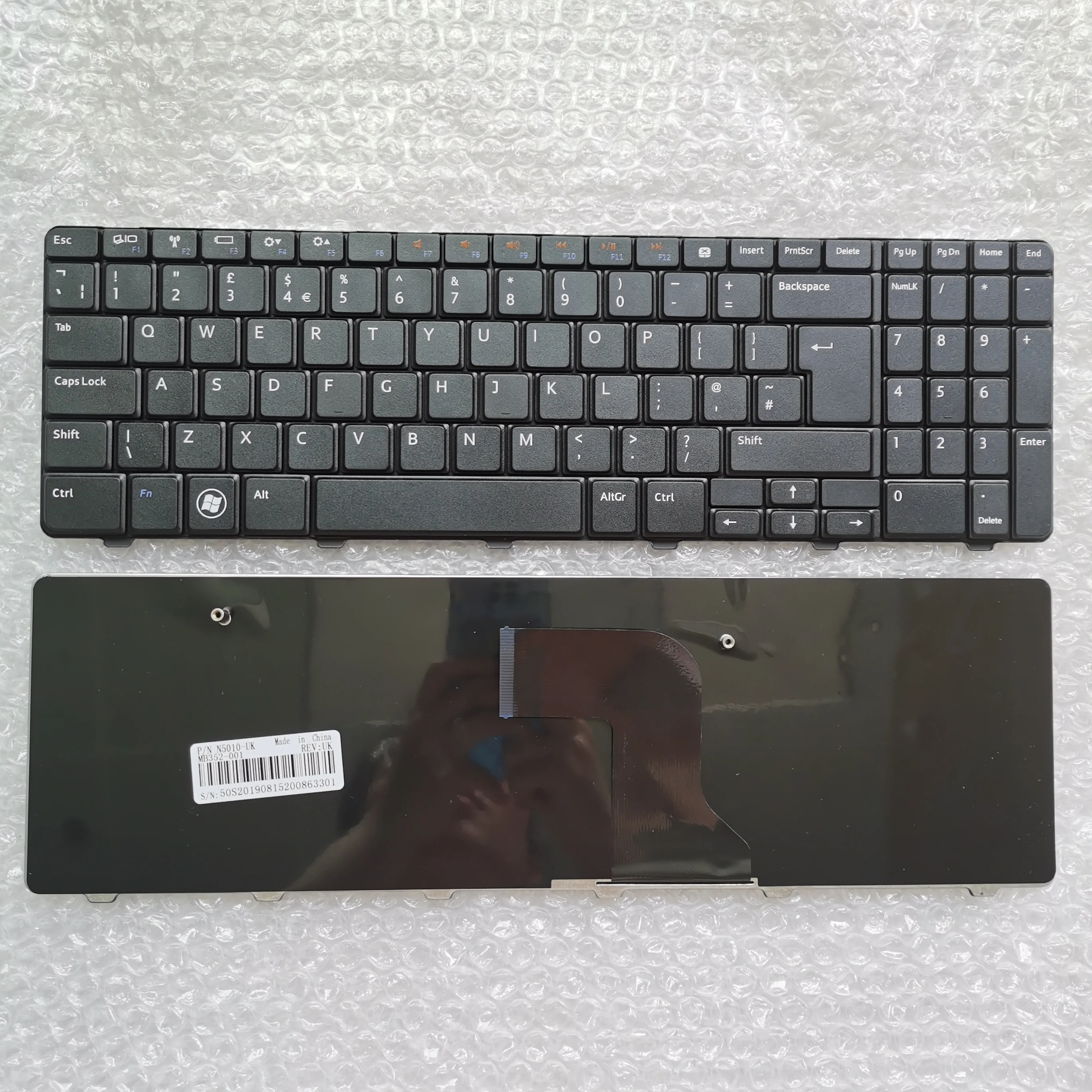 

XIN for Dell Inspiron 15R N5010 N5010D M5010 M501R Laptop Keyboard UK