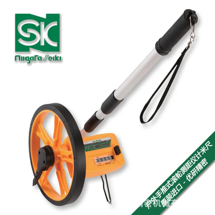 

Japan SK Niigata digital display hand-pushed measuring wheel electronic rangefinder meter engineering measuring ruler RM-8