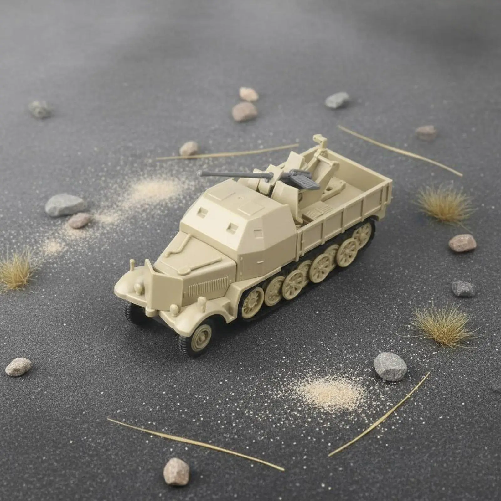 Armored Car Model Kit with Authentic Color Scheme and Adjustable Barrel for Enthusiasts