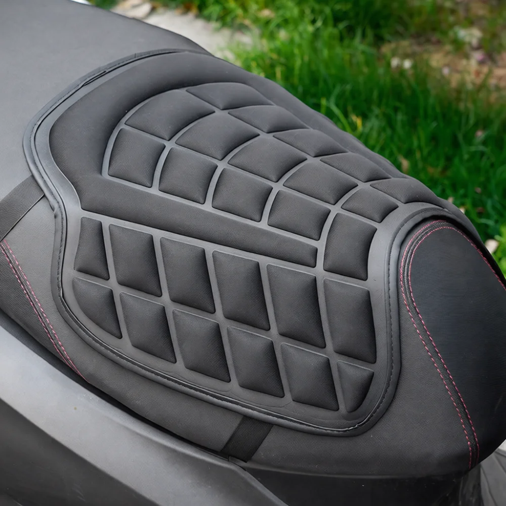 Comfortable Motorcycle Seat Pad Waterproof Shockproof Breathable Cushion For Scooter Motorbike Daily Commuter Gear