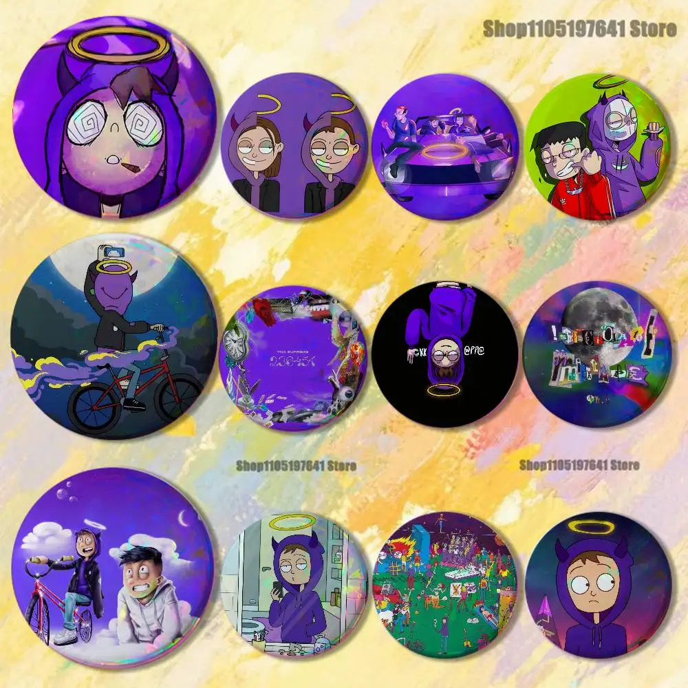 

Rapper Thasup ThaSupreme Badges Button Round Creative Pin Brooch Badge Bag Decor Accessories Fans Collect Friends Gifts