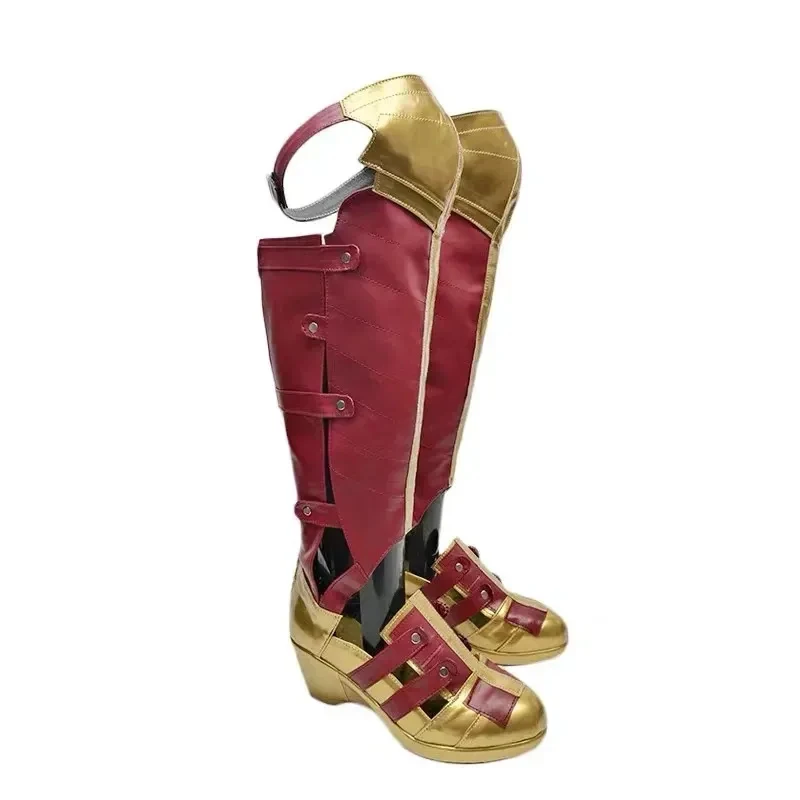 

ADFF15Game Princesa Diana Cosplay Shoes Boots Halloween Costume Accessories Props【【【