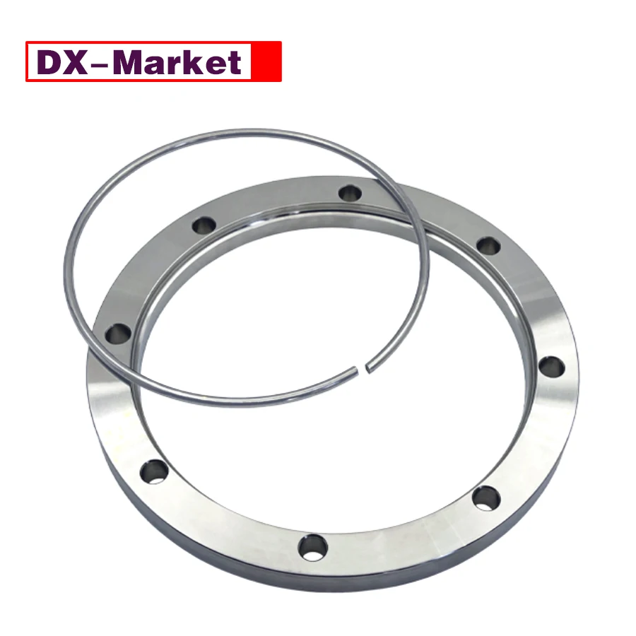 ISO Rotatable Bolt Ring Fitting Set , ISO63-ISO630 Vacuum Flange With Wire Ring ,L027