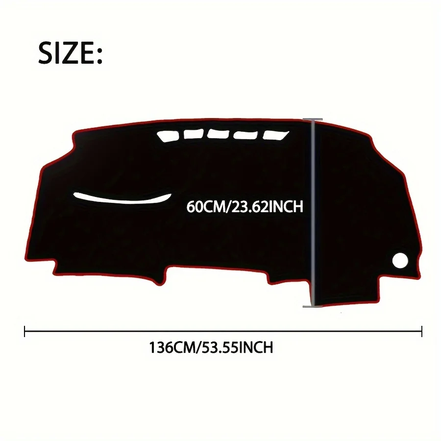 for Honda Civic 2006-2010 Dashboard Cover Mat Anti-Slip Sunshade Dashmat Car Carpet Protector Accessories 8th Gen