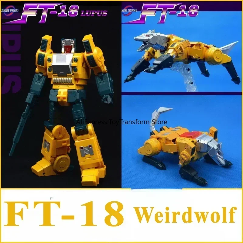 IN STOCK Transformation FansToys FT-18 FT18 Monster Lupus MP Scale Action Figure Alloy Parts Figure Robot Toys Collection Gift