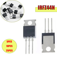 5/10/25PCS IRFZ44N TO-220 IRFZ44NPBF MOSFET Transistor Kit Field Effect Transistor for Electronics Projects
