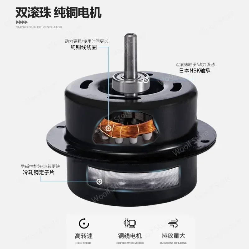 Ventilatore per condotto in linea con regolatore di umidità della temperatura ventilazione del motore EC ventilatore dell'aria del ventilatore di scarico per il bagno di casa